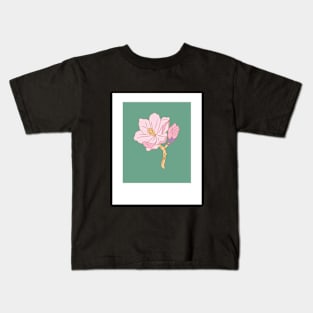 Pink Flower Kids T-Shirt